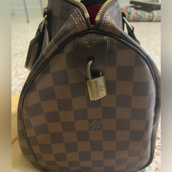 Louis Vuitton damier ebene Satchel Speedy 25 - Picture 7 of 16